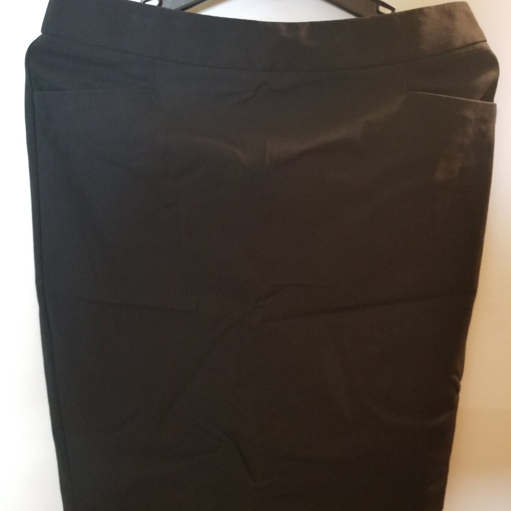 Express Pencil Skirt with Button Detail - Size 4